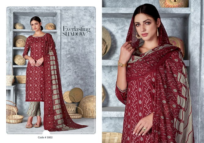 Vaibhav Pashmina 5 Daily Wear Wholesale Printed Cotton Dress Material
